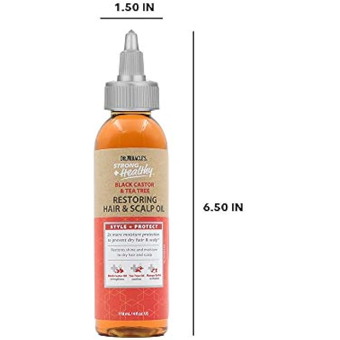 Dr. Miracle's Strong & Healthy Restoring Hair & Scalp Oil - Image 5
